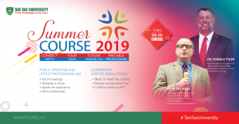 Summer Course 2019 at Tan Tao University